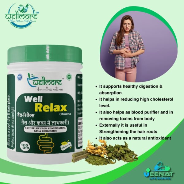 WellRelax Constipation Powder Wellmore